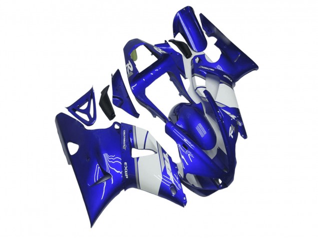 Preisgünstige Yamaha YZF R1 Motorrad Verkleidung 2000-2001 - Blau Weiss