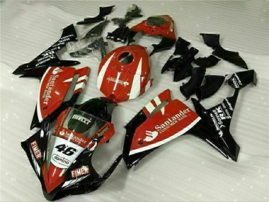 Preisgünstige Yamaha YZF R1 Motorrad Verkleidung 2007-2008 - Rot Weiss Schwarz Fimer Santunder 46