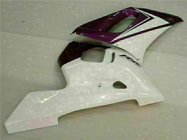 Preisgünstige Yamaha YZF R6 Motorrad Verkleidung 1998-2002 - Weiss Lila