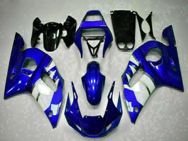 Preisgünstige Yamaha YZF R6 Motorrad Verkleidung 1998-2002 - Blau Weiss