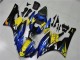 Preisgünstige Yamaha YZF R6 Motorrad Verkleidung 2006-2007 - Blau Gelb Glanzendes Schwarz Hai