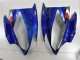 Preisgünstige Yamaha YZF R6 Motorrad Verkleidung 2006-2007 - Blau Gelb Glanzendes Schwarz Hai
