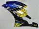 Preisgünstige Yamaha YZF R6 Motorrad Verkleidung 2006-2007 - Blau Gelb Glanzendes Schwarz Hai