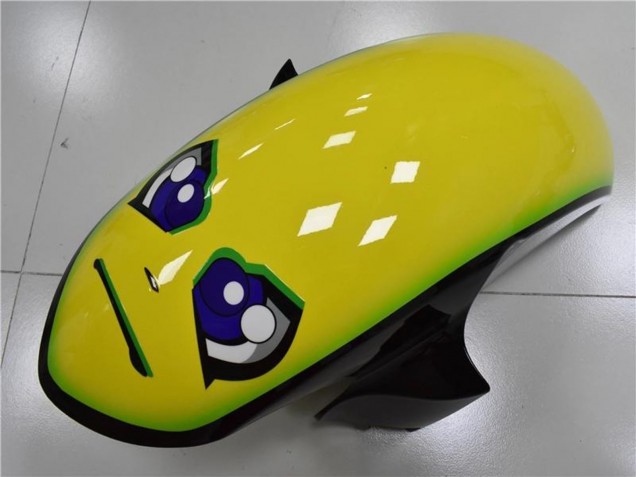 Preisgünstige Yamaha YZF R6 Motorrad Verkleidung 2006-2007 - Blau Gelb Glanzendes Schwarz Hai