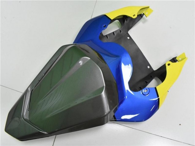 Preisgünstige Yamaha YZF R6 Motorrad Verkleidung 2006-2007 - Blau Gelb Glanzendes Schwarz Hai