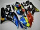 Preisgünstige Yamaha YZF R6 Motorrad Verkleidung 2006-2007 - Gelb Blau Rot Glanzendes Schwarz Hai