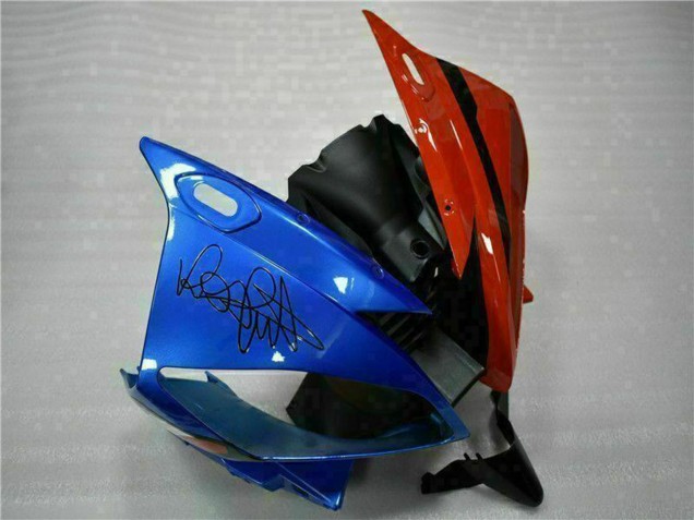 Preisgünstige Yamaha YZF R6 Motorrad Verkleidung 2006-2007 - Gelb Blau Rot Glanzendes Schwarz Hai
