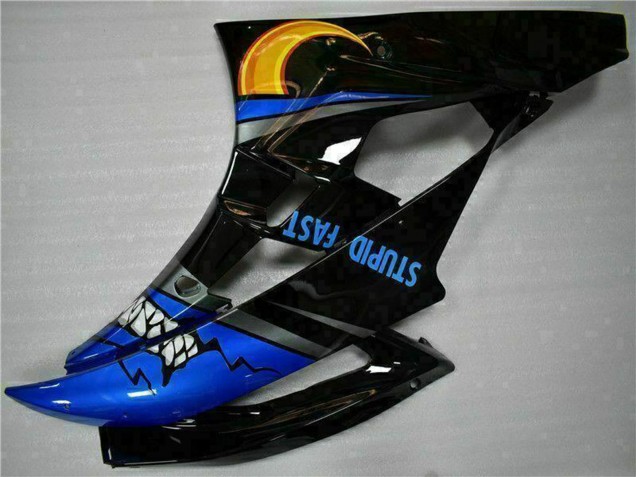 Preisgünstige Yamaha YZF R6 Motorrad Verkleidung 2006-2007 - Gelb Blau Rot Glanzendes Schwarz Hai