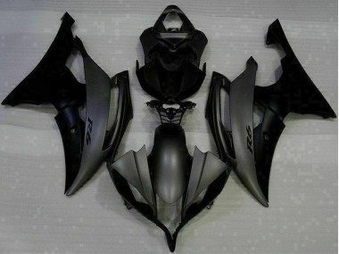 Preisgünstige Yamaha YZF R6 Motorrad Verkleidung 2008-2016 - Matt Schwarz