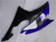 Preisgünstige Yamaha YZF R6 Motorrad Verkleidung 2008-2016 - Weiss Blau Matt Schwarz