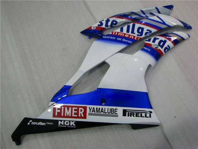 Preisgünstige Yamaha YZF R6 Motorrad Verkleidung 2008-2016 - Weiss Blau Rot Sterilgarda Volvo Fimer Yamalube