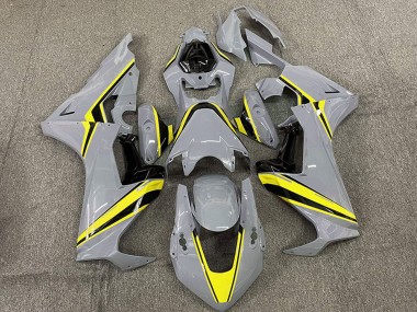 Preisgünstige Honda CBR1000RR Motorrad Verkleidung 2017-2023 - Nardo Grau mit Gelb Streifen