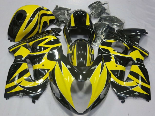 Preisgünstige Suzuki GSXR 1300 Motorrad Verkleidung 1996-2007 - Gelb Schwarz