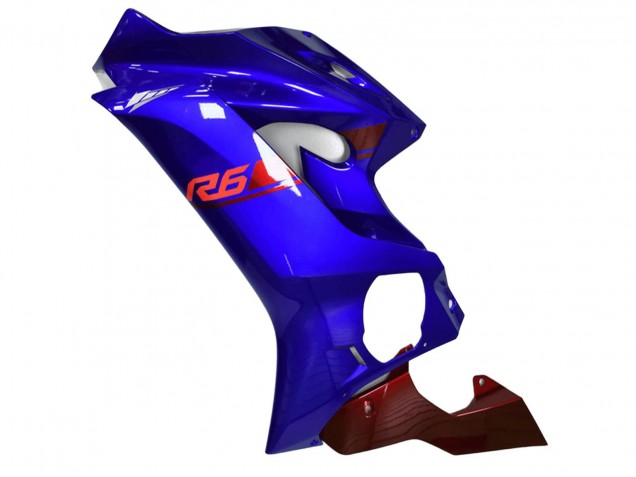 Preisgünstige Yamaha YZF R6 Motorrad Verkleidung 2017-2023 - Blau Rot