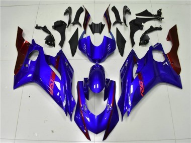 Preisgünstige Yamaha YZF R6 Motorrad Verkleidung 2017-2023 - Blau Rot