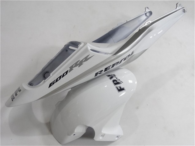 Preisgünstige Honda CBR600RR Motorrad Verkleidung 2003-2004 - Weiss Silber Schwarz Repsol