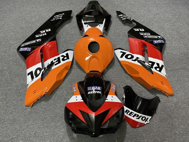Preisgünstige Honda CBR1000RR Abs Verkleidungen 2004-2005 - Orange Weiss Rot Glanzendes Schwarz Repsol