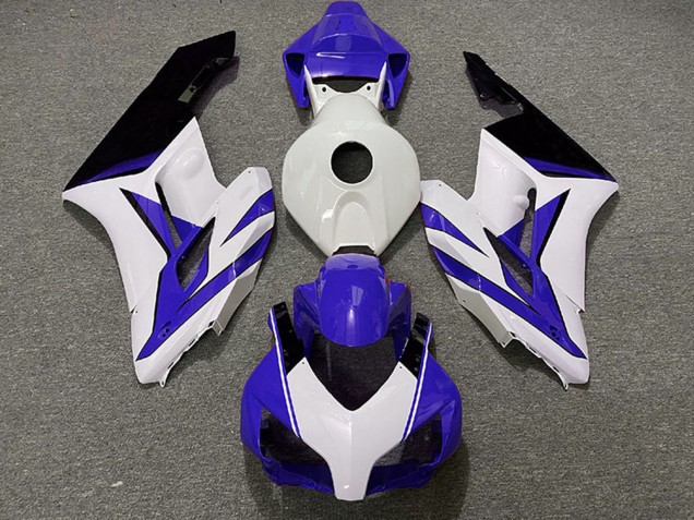 Preisgünstige Honda CBR1000RR Motorrad Verkleidung 2004-2005 - Weiss Blau Glanzendes Schwarz