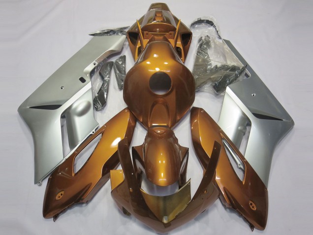 Preisgünstige Honda CBR1000RR Motorrad Verkleidung 2004-2005 - Silber Gold