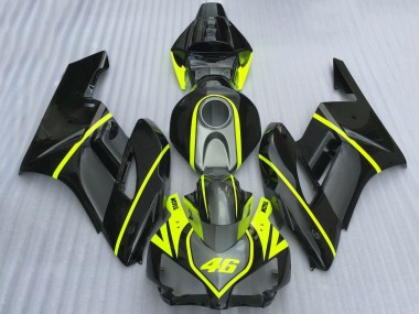 Preisgünstige Honda CBR1000RR Motorrad Verkleidung 2004-2005 - Grau Schwarz Hohe Sichtbarkeit Gelb Motul 46
