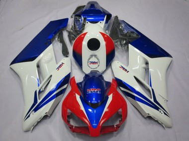 Preisgünstige Honda CBR1000RR Motorrad Verkleidung 2004-2005 - Weiss Blau Rot HRC OEM Stil