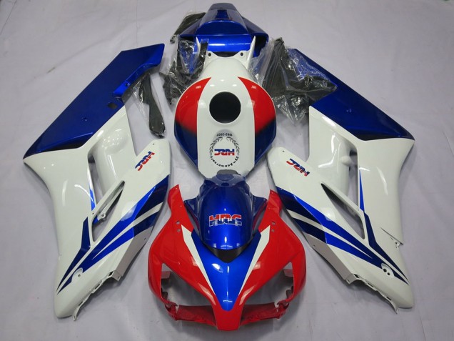 Preisgünstige Honda CBR1000RR Motorrad Verkleidung 2004-2005 - Weiss Blau Rot HRC OEM Stil
