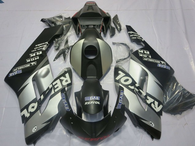 Preisgünstige Honda CBR1000RR Motorrad Verkleidung 2004-2005 - Silber Grau Matt Schwarz Repsol
