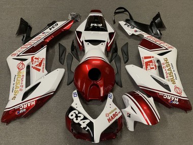 Preisgünstige Honda CBR1000RR Motorrad Verkleidung 2004-2005 - Weiss Rot Musashi 634