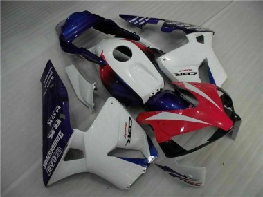 Preisgünstige Honda CBR600RR Motorrad Verkleidung 2003-2004 - Weiss Rot Blau