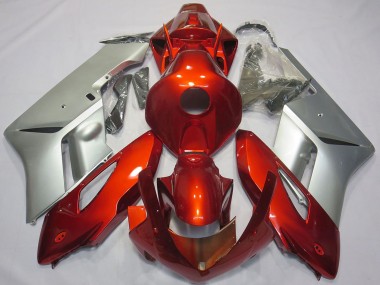 Preisgünstige Honda CBR1000RR Motorrad Verkleidung 2004-2005 - Silber Rot