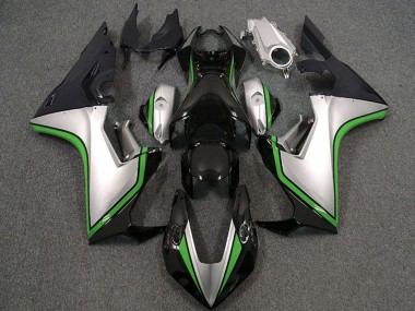 Preisgünstige Honda CBR1000RR Motorrad Verkleidung 2017-2023 - Silber Grun Glanzendes Schwarz