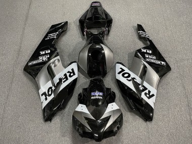 Preisgünstige Honda CBR1000RR Motorrad Verkleidung 2004-2005 - Silber Weiss Glanzendes Schwarz Repsol
