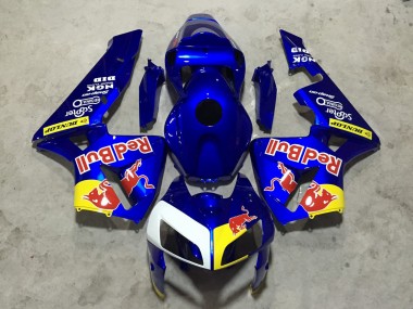 Preisgünstige Honda CBR600RR Motorrad Verkleidung 2005-2006 - Blau Red Bull
