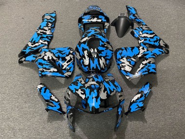 Preisgünstige Honda CBR600RR Motorrad Verkleidung 2005-2006 - Camouflage Blau
