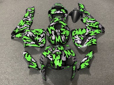 Preisgünstige Honda CBR600RR Motorrad Verkleidung 2005-2006 - Camouflage Grun