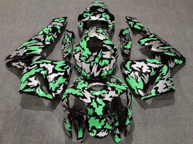 Preisgünstige Honda CBR600RR Motorrad Verkleidung 2005-2006 - Camouflage Hellgrun