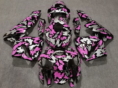 Preisgünstige Honda CBR600RR Motorrad Verkleidung 2005-2006 - Camouflage HellRosa