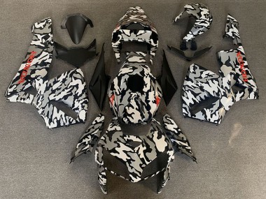 Preisgünstige Honda CBR600RR Motorrad Verkleidung 2005-2006 - Camouflage Rot Aufkleber