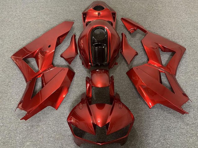 Preisgünstige Honda CBR600RR Motorrad Verkleidung 2013-2023 - Bonbon Rot und Schwarz