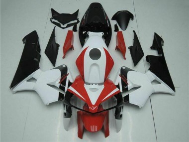 Preisgünstige Honda CBR600RR Motorrad Verkleidung Kit 2005-2006 - Weiss Rot Schwarz