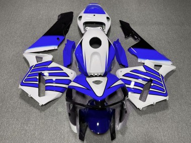 Preisgünstige Honda CBR600RR Motorrad Verkleidung 2005-2006 - Weiss Blau Flugel
