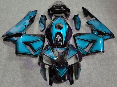 Preisgünstige Honda CBR600RR Motorrad Verkleidung 2005-2006 - Dunkel Hellblau