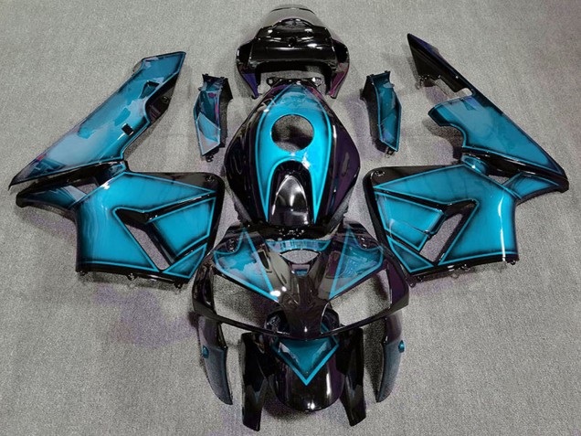 Preisgünstige Honda CBR600RR Motorrad Verkleidung 2005-2006 - Dunkel Hellblau