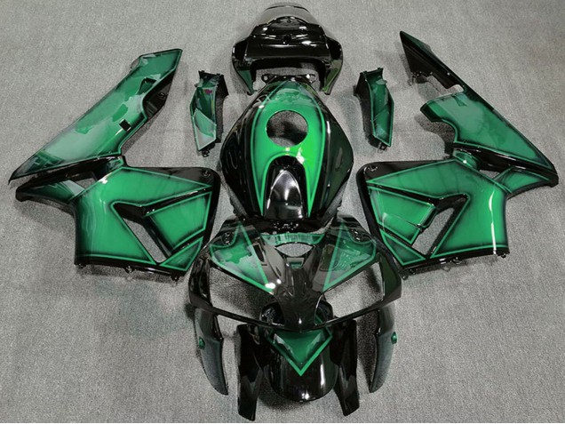 Preisgünstige Honda CBR600RR Motorrad Verkleidung 2005-2006 - Dunkel Hellgrun