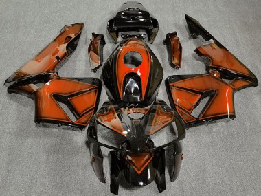 Preisgünstige Honda CBR600RR Motorrad Verkleidung 2005-2006 - Dunkel Orange