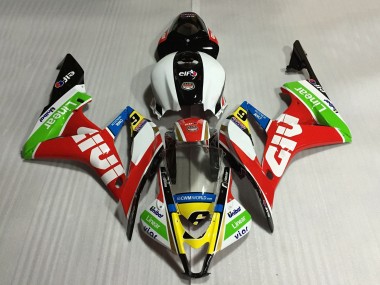 Preisgünstige Honda CBR600RR Motorrad Verkleidung 2007-2008 - Weiss Rot Grun Gelb Glanzendes Schwarz Givi 6