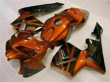 Preisgünstige Honda CBR600RR Motorrad Verkleidung Kit 2005-2006 - Orange Schwarz