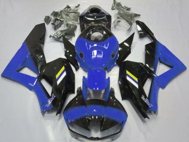 Preisgünstige Honda CBR600RR Motorrad Verkleidung 2013-2023 - Blau Glanzendes Schwarz Weiss Gelb