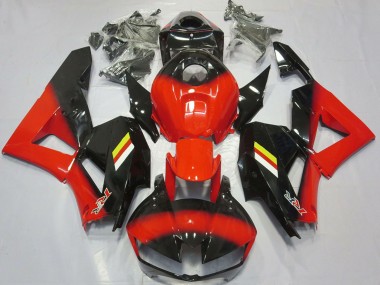 Preisgünstige Honda CBR600RR Motorrad Verkleidung 2013-2023 - Rot Glanzendes Schwarz Weiss Gelb