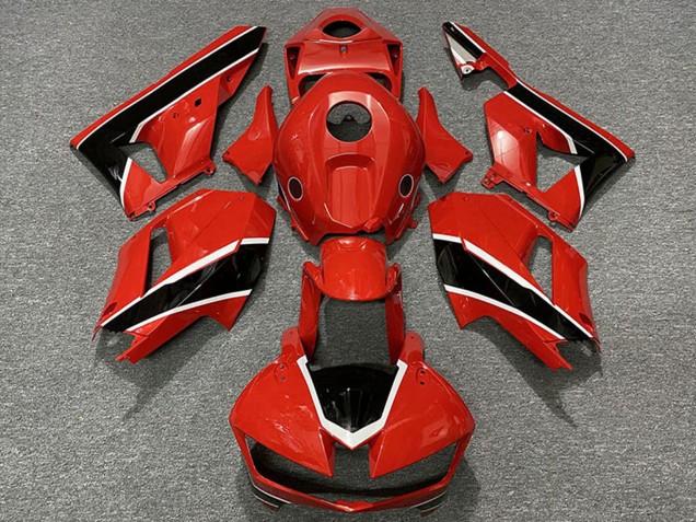 Preisgünstige Honda CBR600RR Motorrad Verkleidung 2013-2023 - Rot Schwarz Weiss Gelb